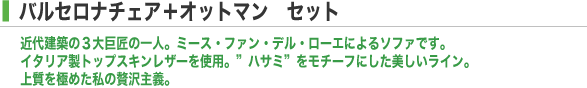 �o���Z���i�`�F�A�{�I�b�g�}���Z�b�g